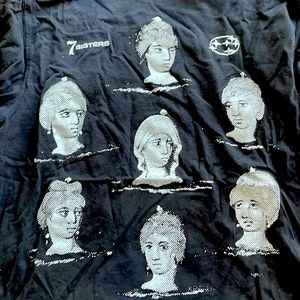 Black Boot Boyz Biz mock neck 7 sisters shirt